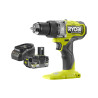Perceuse-visseuse à percussion RYOBI 18V One+ Brushless RPD18BL2 - 95 Nm - Batterie 4,0Ah et chargeur
