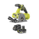 Scie Multi matériaux RYOBI 18V One+ R18MMS - 85mm - Batterie 4,0Ah et chargeur