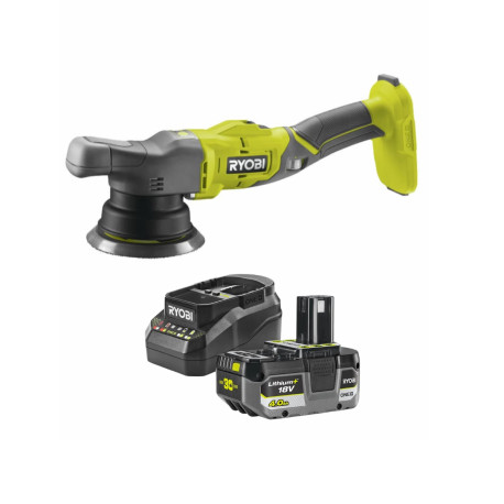 Polisseuse RYOBI 18V One+ R18P - Batterie 4,0Ah et chargeur