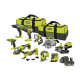 Pack RYOBI Combo 9 outils - 3 batteries 5,0Ah, 4,0Ah et 2,0Ah - 2 chargeurs