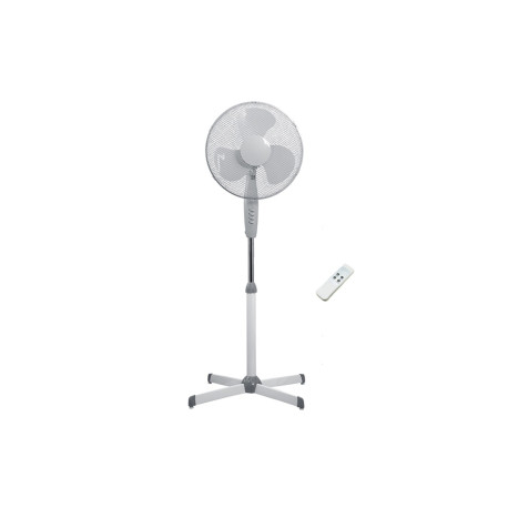 Ventilateur sur pied 50W 3 vitesses F-AIR - 40 cm, blanc, 120 cm - 33139 - Photo 1