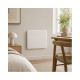 Radiateur classique BEHA - 1000W - 12 à 16 m2 - Blanc - 51,5 x 43,5 cm