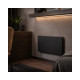 Radiateur classique BEHA - 2000W - 24 à 31 m2 - Noir - 81,5 x 43,5 cm