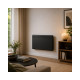 Radiateur classique BEHA - 2000W - 24 à 31 m2 - Noir - 81,5 x 43,5 cm