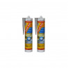 Lot de 2 mastic silicone SIKA Sikasil Pool - Joint pour piscine gris - 300ml