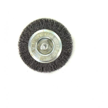 Brosse circulaire acier diamètre 75 mm x 5