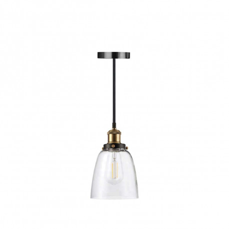 Luminaire à suspendre en verre avec ampoule rétro LED Filament XXCELL - E27