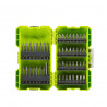 Coffret antichocs empilable RYOBI 48 embouts de vissage mixtes - porte-embouts RAK48SSD