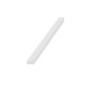 Bande caoutchouc spongieux silicone blanc 20x15mm longueur 1m