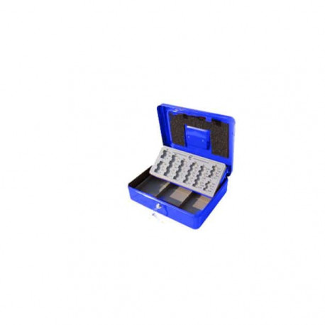 Caissette à monnaie euro bleu Stark PE02 370x100x280mm