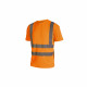 T-shirt haute visibilité - Manches courtes - Orange fluo - 3XL