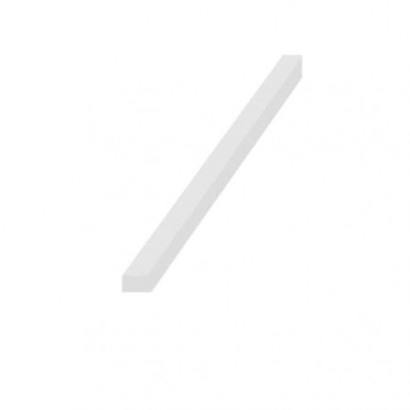 Bande caoutchouc spongieux silicone blanc 15x15mm longueur 1m