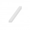 Bande caoutchouc spongieux silicone blanc 25x25mm longueur 1m