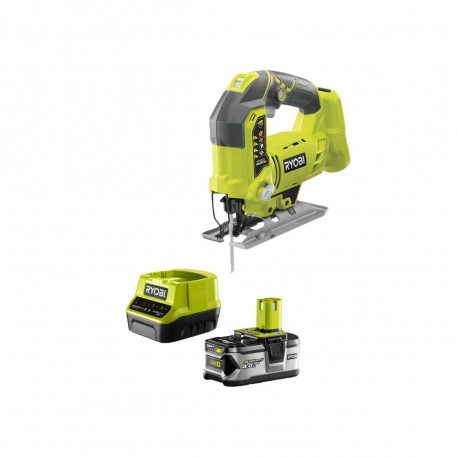 Pack scie sauteuse pendulaire RYOBI 18 V One+ R18JS - Batterie 4.0Ah et chargeur