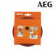 Kit 5 disques abrasifs AEG grain 60 150mm 4932430455