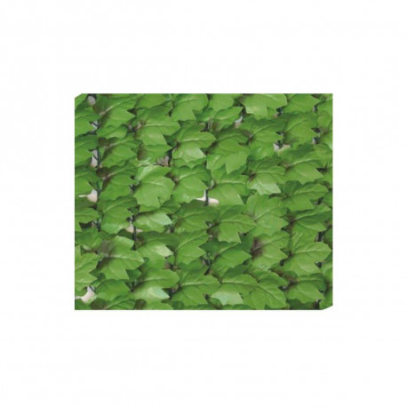 Rouleau haie artificielle JET7GARDEN 1x3m - vert tendre - feuilles de lierre