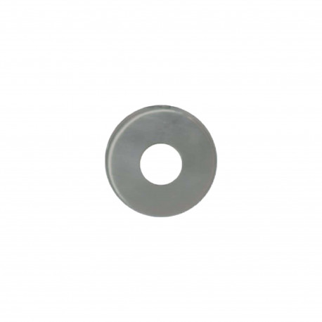 Rosaces rondes batteuses diamètre 20 - inox 304 brossé mat x2