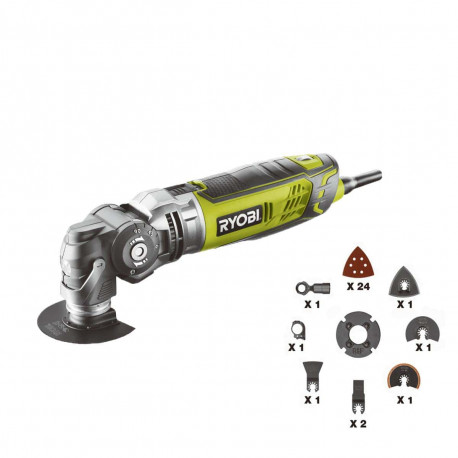Spatule Multifonction Fartools 300W - Vitesse Variable 15000-22000 Tr/min - 3 Accessoires Inclus - Idéale Bricolage