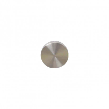 Rosaces rondes borgne - finition inox brossé mat - diamètre 54mm x2