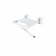 Siège de douche rabattable inox - extérieur polyamide antibactérien avec pied central