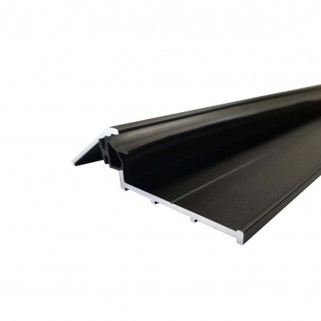 Seuil de porte 99 cm avec joint - anodisé noir