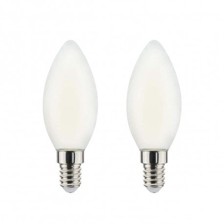 Ampoule LED Filament XXCELL Flamme Dépolie - E14 équivalent 40W x2