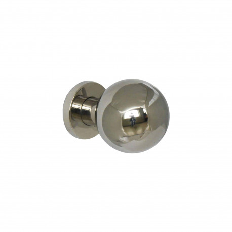 Boule fixe - finition inox brillant - 67 mm