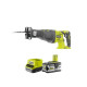 Pack RYOBI Scie sabre 18V OnePlus R18RS-0 - 1 batterie 5.0Ah - 1 chargeur rapide 2.0Ah RC18120-150