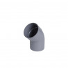 Coude PVC NICOLL - 45° - Diamètre 40 - Mâle-femelle - à coller - 57005M