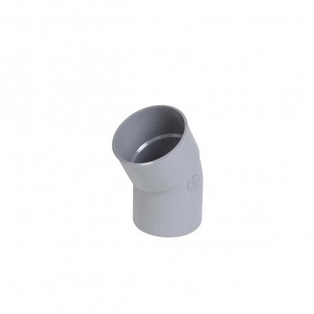Coude PVC NICOLL - 30° - Diamètre 40 - Mâle-femelle - à coller - 20009Z