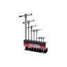 Jeu de clés KS TOOLS - Poignées en T - Sur présentoir métalliques - 8 pcs - 158.5111