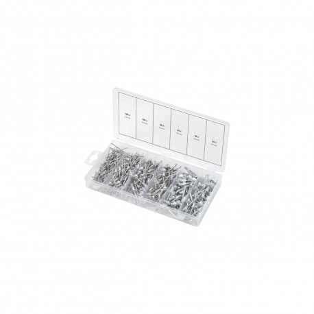 Assortiment de rivets KS TOOLS - Acier - 400 pcs - 970.0150