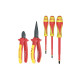 Jeu de pinces et tournevis isolés KS TOOLS Ergotorque Ultimate - 5 pcs - 117.1106