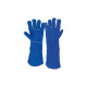 Gants KS TOOLS - En cuir - Long - Pour soudeur - Taille S - 985.7038