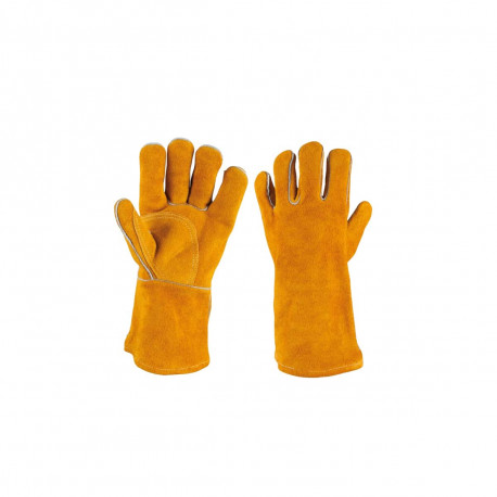 Gants KS TOOLS - En cuir - Court - Pour soudeur - Taille L - 985.7035