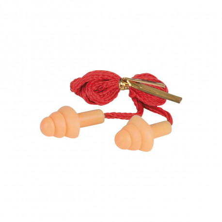 Protections auditives KS TOOLS - Avec tige et cordon - 20 pcs - 985.7055