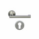 Pack Poignée et rosace de porte Aluminium - Pyla - Finition Chrome perle