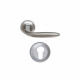Poignée et rosace de porte Aluminium - Aliénor - Finition Chrome perle