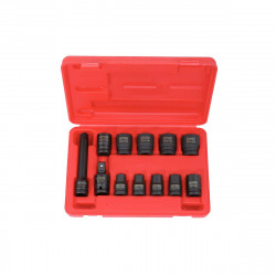 Jeu de douilles à chocs KS TOOLS 6 pans - 12 pcs - 515.0112