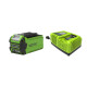Pack GREENWORKS 40V - 1 batterie 2,0Ah Lithium-ion - 1 Chargeur rapide
