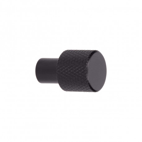 Bouton pour meuble SIRO Aluminium - 16 mm - Noir mat