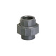 Union 3 pièces PVC - Femelle-Femelle - Pression à coller - Diamètre 40 mm 40876F