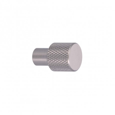 Bouton pour meuble SIRO Aluminium - 16 mm - effet inox mat