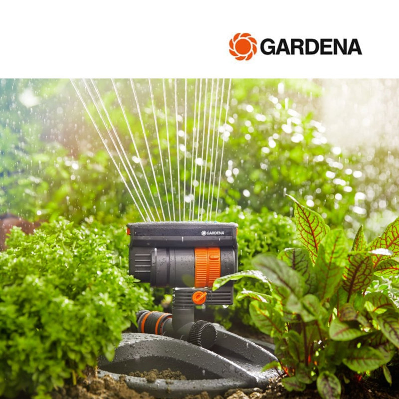 Arroseur Oscillant Gardena Aquazoom Compact Espace Bricolage