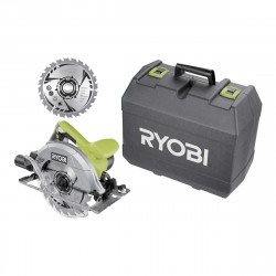 Scie circulaire RYOBI 1400W 66mm - 2 lame 20 dents - 1 coffret - RCS1400-K2B