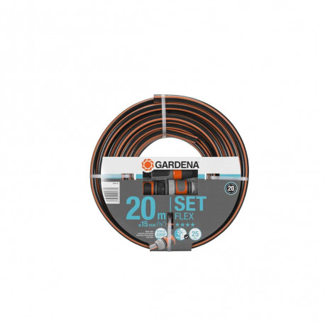 Tuyau d'arrosage Comfort Flex GARDENA avec accessoires - diamètre 15mm - 20m 18044-26