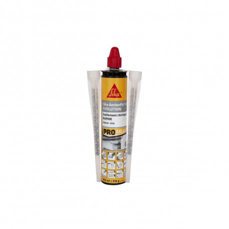 Résine de scellement chimique rapide SIKA Anchorfix-1 Evolution - Gris - 300ml