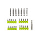 Kit 28 accessoires de vissage RYOBI Avec racks de rangement RAK28MSD
