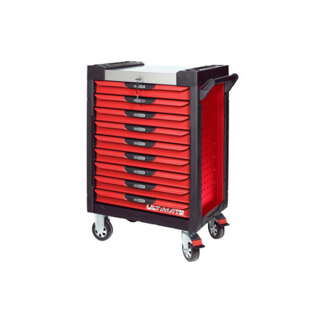 Servante KS TOOLS Ultimate - Rouge - 9 tiroirs - 809.0009