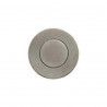 Poignées cuvettes ronde à encastrer - Avec platine poussoir - Inox Brossé